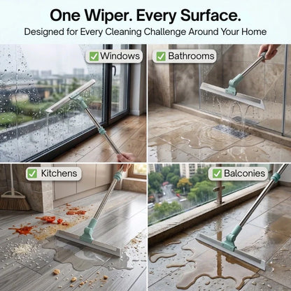 Extendable Floor Wiper | 180° Flexible Head
