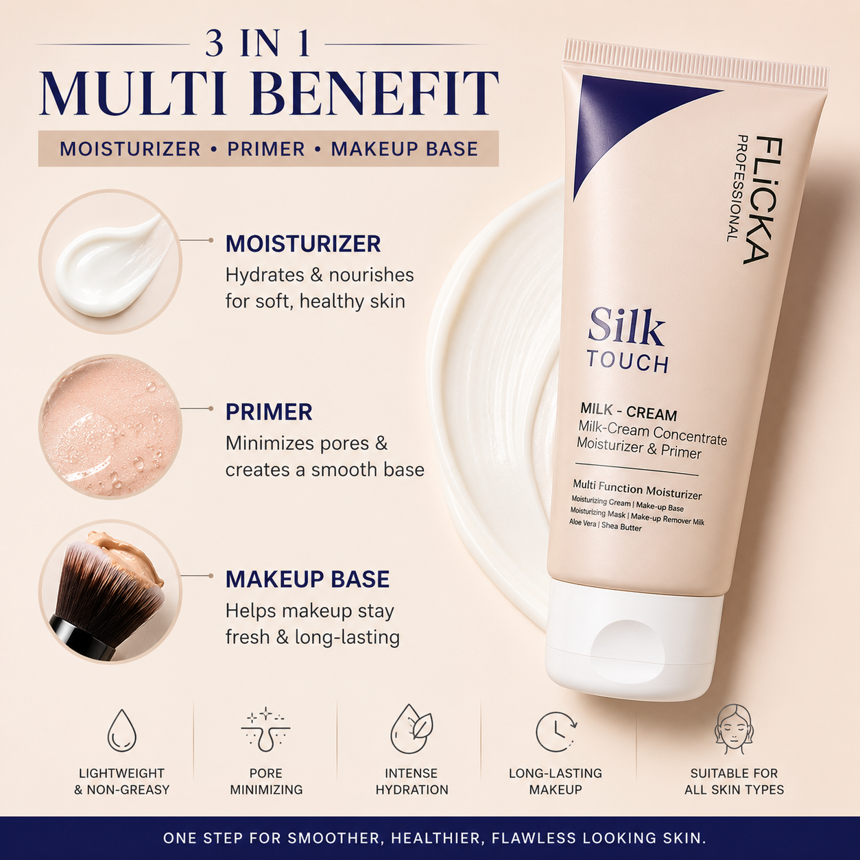 ZIVVA - FLiCKA Silk Touch 3-in-1 Moisturizer