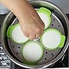 16 Pcs Silicone Idli Moulds | Non-Stick Food Grade Silicone Idli Maker Liners