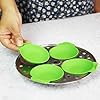 16 Pcs Silicone Idli Moulds | Non-Stick Food Grade Silicone Idli Maker Liners