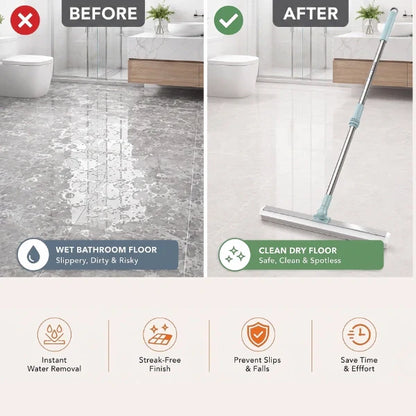 Extendable Floor Wiper | 180° Flexible Head