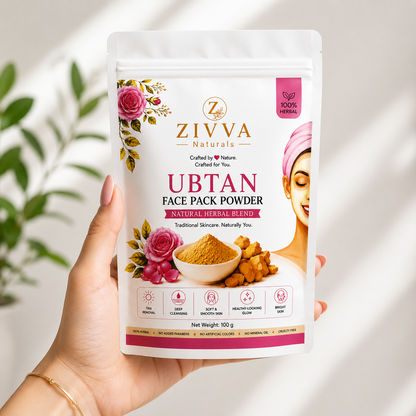 ZIVVA Naturals Herbal Ubtan Face Pack | Brightening & Tan Removal | 100g