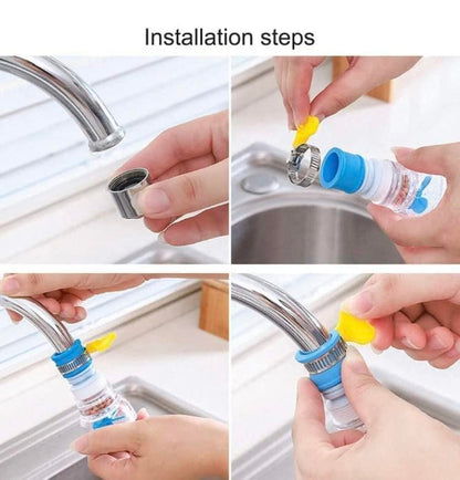 360° Adjustable Rotating Water Shower Head tab extension (pack of 3)