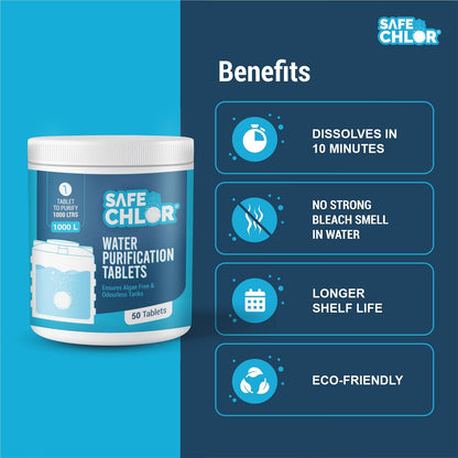 Water Tank Purification Tablets (One Tablet - 1000 Litres - Pure Water)