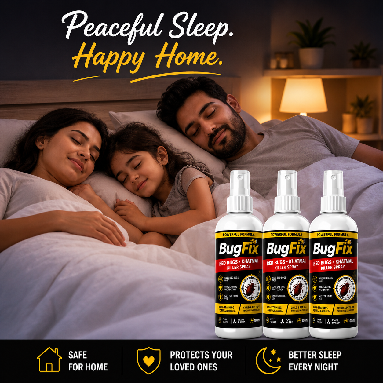 Bed Bug Killer Spray 100ml Buy 1 Get 2 Free