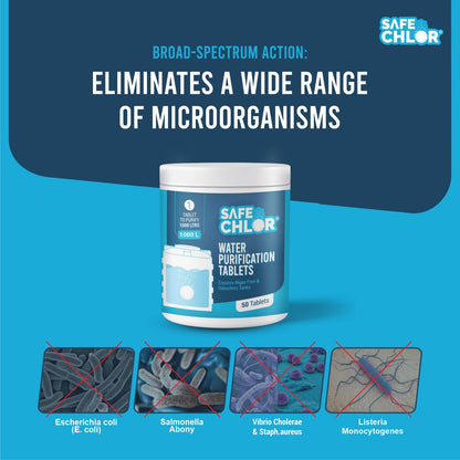 Water Tank Purification Tablets (One Tablet - 1000 Litres - Pure Water)