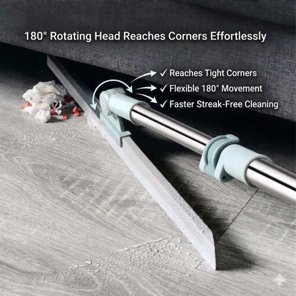 Extendable Floor Wiper | 180° Flexible Head