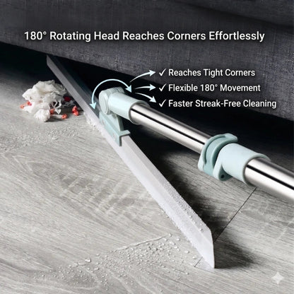 Extendable Floor Wiper | 180° Flexible Head